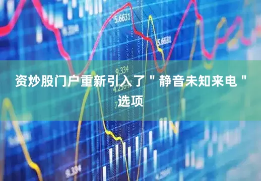 资炒股门户重新引入了＂静音未知来电＂选项