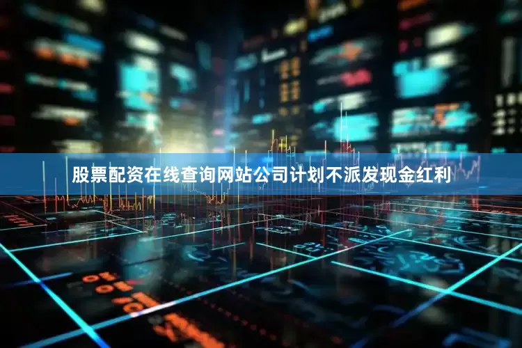 股票配资在线查询网站公司计划不派发现金红利